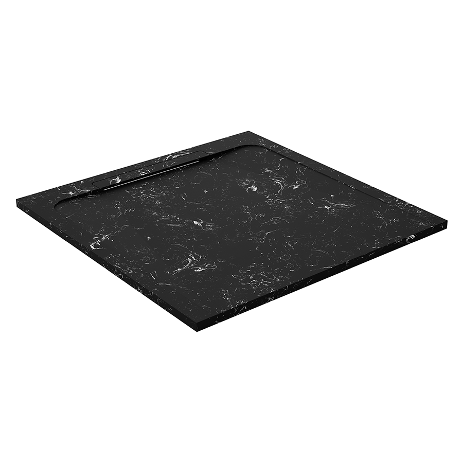 Receveur de douche en pierre naturelle extra plat à poser 70x70cm - ORIGINE