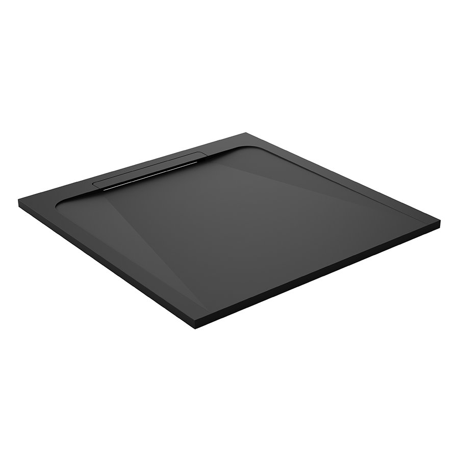 Receveur de douche en pierre naturelle extra plat à poser 70x70cm - ORIGINE