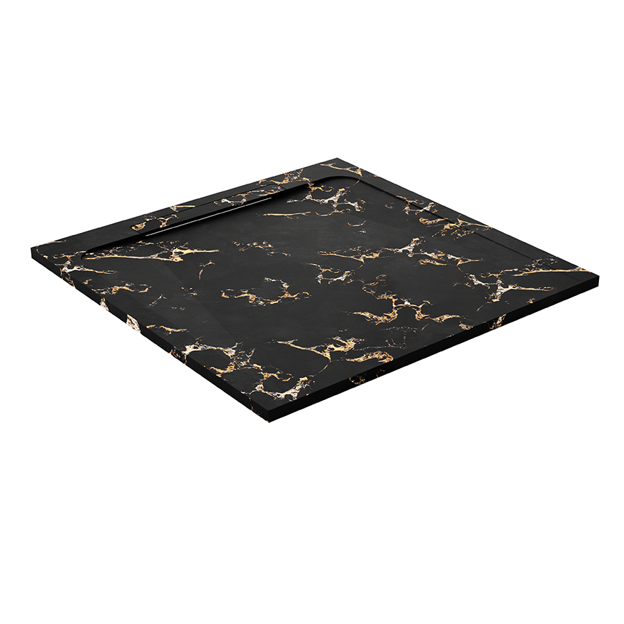 Receveur de douche en pierre naturelle extra plat à poser 70x70cm - ORIGINE