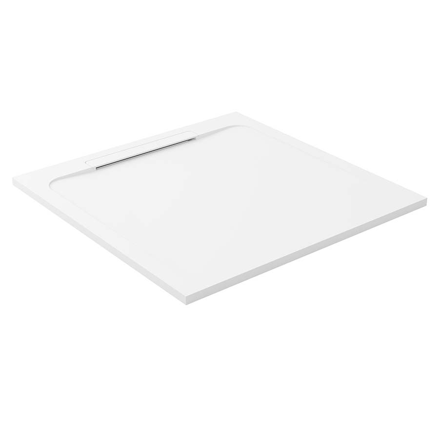 Receveur de douche en pierre naturelle extra plat à poser 70x70cm - ORIGINE