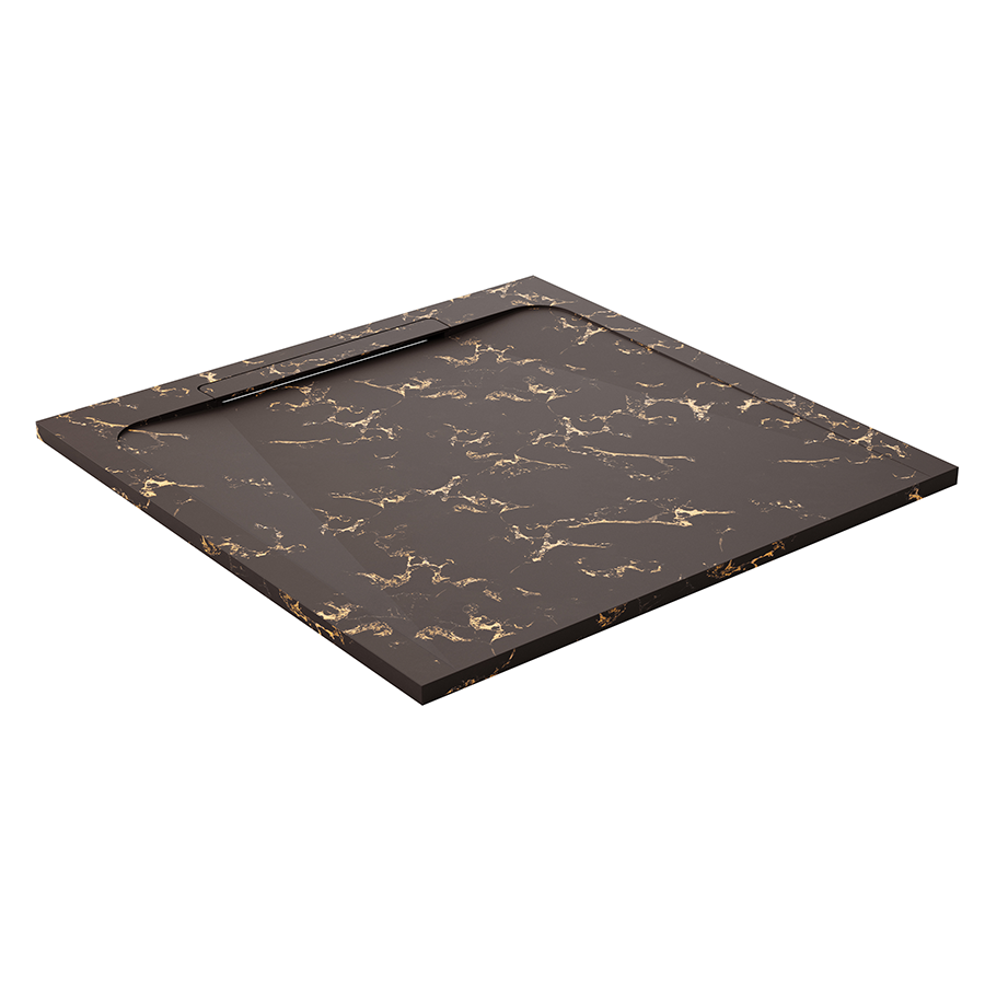 Receveur de douche en pierre naturelle extra plat à poser 70x70cm - ORIGINE