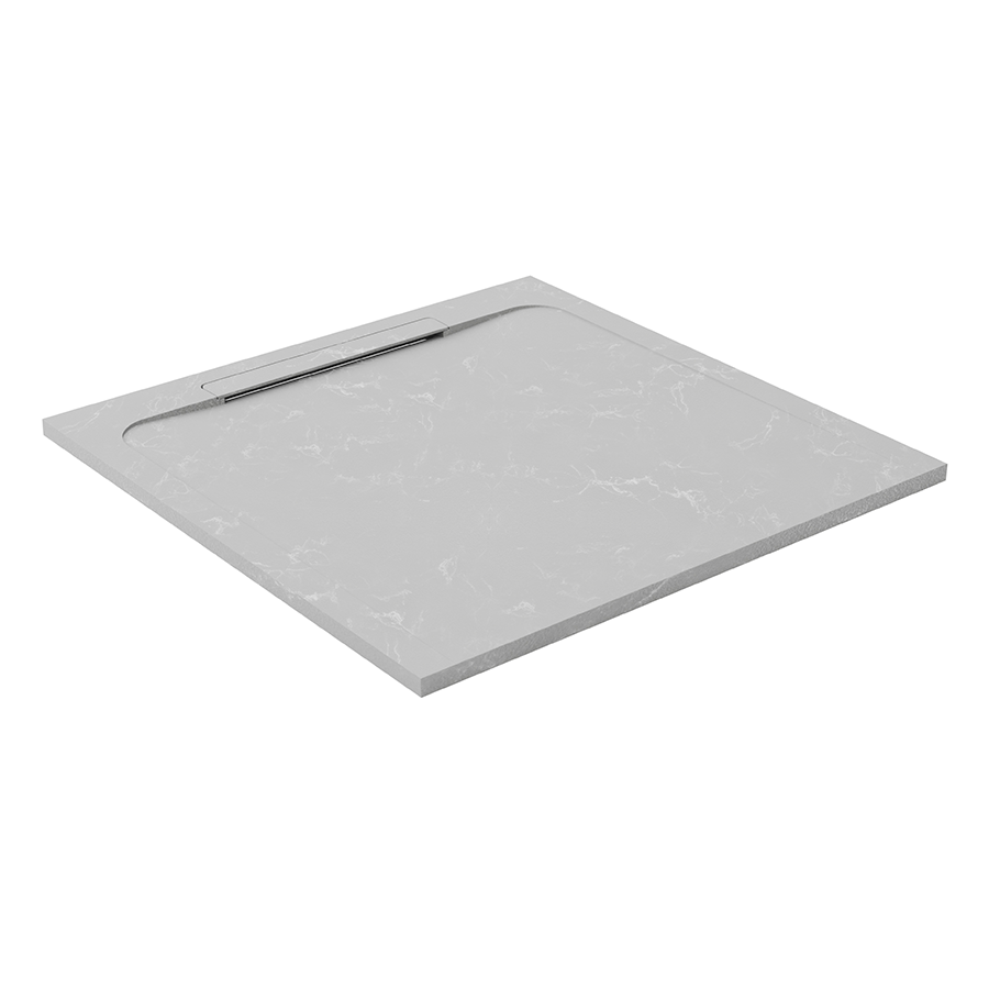 Receveur de douche en pierre naturelle extra plat à poser 70x70cm - ORIGINE