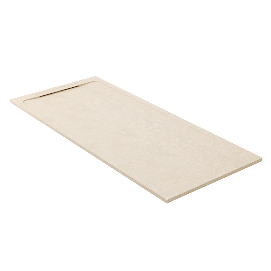 Receveur de douche en pierre naturelle extra plat à poser 80x130cm - ORIGINE