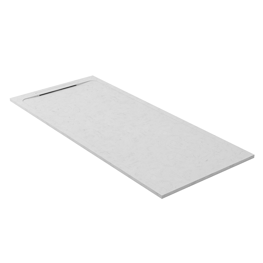 Receveur de douche en pierre naturelle extra plat à poser 80x110cm - ORIGINE